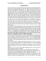 218 Hoàn thiện họat động marketing dịch vụ giao nhận vận chuyển thương mại quốc tế tại Công ty TNHH Song Thanh