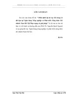 Thẩm định dự án vay vốn trung và dài hạn tại Ngân hàng Nông nghiệp và Phát triển Nông thôn Chi nhánh Nam Hà Nội.Thực trạng và giải pháp