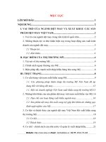 GIẢI PHÁP ĐẨY MẠNH XUẤT KHẨU HÀNG DỆT MAY VIỆT NAM SANG THỊ TRƯỜNG MỸ