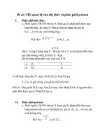 Mối quan hệ của nhị thức và phân phối poisson