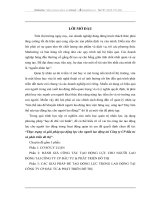 Thực trạng và giải pháp tạo động lực cho người lao động tai Công ty CP đầu tư và phát triển đô thị