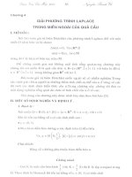 giải phương trình laplace trong miền ngoài của quả cầu