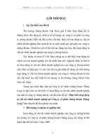 Phát triển hoạt động tư vấn tài chính doanh nghiệp tại Công ty cổ phần chứng khoán Thăng Long