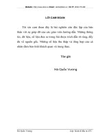 Thực trạng và giải pháp nhằm tăng cường thu hút vốn đầu tư trực tiếp nước ngoài vào tỉnh Thái Bình