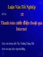 thanh toán cước điện thoại qua internet
