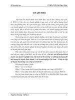 206 Công tác lập kế hoạch Marketing của Công ty BAGICO