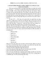 Tổng quan về công ty xây dựng ngân hàng