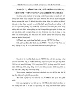 Nghiệp vụ bảo lãnh các ngân hàng thương mại VN