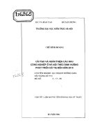 cải tạo và hoàn thiện các khu công nghiệp ở hà Nội theo đinh hướng phát triển đô thị