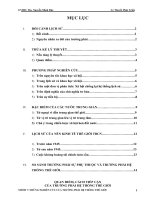 QUAN ĐIỂM, CÁCH TIẾP CẬN CỦA TRƯỜNG PHÁI HỆ THỐNG THẾ GIỚI