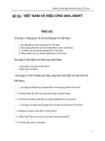 Việt Nam và hiệu ứng Wal mart