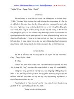 Tứ đức “Công - Dung - Ngôn - Hạnh”