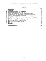 Vận dụng phương pháp dãy số thời gian đánh giá năng suất lúa tỉnh Hải Dương giai đoạn 1995 - 2004 và dự đoán đến năm 2007