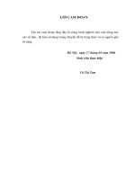 Phân tích tài chính Doanh nghiệp ảnh hưởng đến công tác Tín dụng tại chi nhánh NHNo&PTNT Kim Động