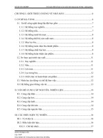 Tính toán thiết kế trạm xử lý nước thải công ty bia Hà Nội - Quảng Bình