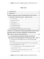 Vận dụng một số phương pháp thống kê phân tích tình hình phát triển sản xuất công nghiệp tỉnh Yên Bái giai đoạn 2003 – 2007 và dự báo cho năm 2010