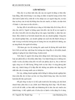 Nghiên cứu nhu cầu và hành vi tiêu dùng sữa tươi trên thị trường thành phố Hà Nội