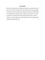 Nghiên cứu kết hợp nhị phân gồm poly lactic axit và poly butylen succinic