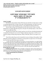 GIÚP HỌC SINH HỌC TỐT HƠN  PHÂN MÔN VẼ TRANH