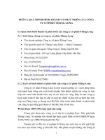 Quá trình hình thành và phát triển của công ty cổ phần Thăng Long