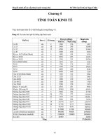 TÍNH TOÁN KINH TẾ