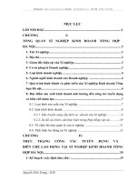 Hoàn thiện công tác tuyển dụng lao động tại Xí nghiệp Kinh doanh Tổng hợp Hà nội