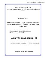 HỢP NHẤT – THÂU TÓM DOANH NGHIỆP DƢỚI GÓC NHÌN TÀI CHÍNH