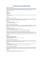 10 lời khuyên trong dinh dưỡng