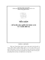 chủ nghĩa dân tộc Tôn Trung Sơn và ý nghĩa hiện đại
