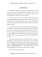 Những giải pháp nhằm hoàn thiện công tác quản trị nhân lực tại công ty cổ phần may Phú thọ