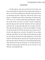 Phân tích hoạt động xuất khẩu Dệt may của Việt Nam