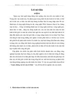 Luận chứng vai trò của tri thức