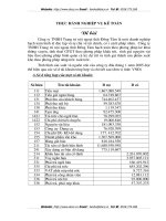 Thực hành nghiệp  vụ Kế toán