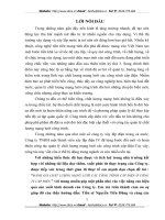 ĐÁNH GIÁ CHẤT LƯỢNG MẠNG LƯỚI CÁC CÔNG TRÌNH CẤP ĐIỆN Ở CÔNG TY CẤP ĐIỆN