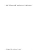 Lỗi trong trách nhiệm dân sự, một số vấn đề lý luận và thực tiễn