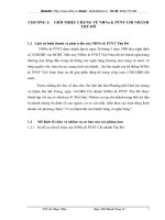 GIỚI THIỆU CHUNG VỀ NHNo & PTNT CHI NHÁNH THỦ ĐÔ