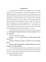 671 Giải pháp phát triển nguồn nhân lực của Công ty Cổ phần Tư vấn và Xây dựng Điện 1