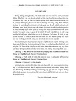 Tình hình tổ chức bộ máy kế toán và công tác kế toán tại Công ty Cổ phần Gạch Tuynel Trường Lâm.