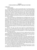 SỬ DỤNG ĐỒ DÙNG DẠY HỌC CÓ  HIỆU QUẢ Ở LỚP MỘT