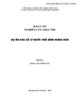 Dự án xử lý chất thải Bình Hưng Hòa