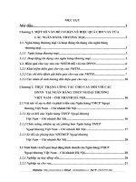 MỘT SỐ GIẢI PHÁP NHẰM NÂNG CAO HIỆU QUẢ CHO VAY ĐỐI VỚI CÁC DNNN TẠI NH TMCP NGOẠI THƯƠNG  VIỆT NAM – CHI NHÁNH HÀ NỘI