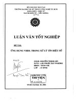 Ứng dụng VHDL trong xử lý tín hiệu số