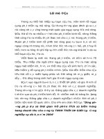 Dùng phương pháp dãy số thời gian để phân tích sự biến động tổng doanh thu của công ty TNHH thiết bị giặt là công nghiệp và dự báo năm 2004