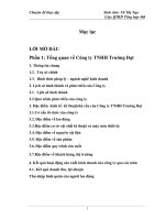 762 Hoàn thiện công tác sử dụng và phát triển nhân lực của Công ty TNHH Trường Đạt