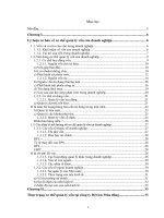 Giải pháp hoàn thiện cơ chế quản lý vốn tại công ty Dệt len Mùa Đông