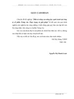 Đầu tư nâng cao năng lực cạnh tranh tại công ty cổ phần Tràng An: Thực trạng và giải pháp