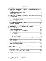 Định hướng phát triển công ty cấp nước Hà Đông