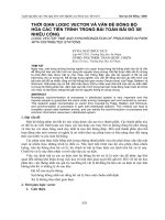 thời gian logic vector và vấn đề đồng bộ hóa các tiến trình trong bài toán đỗ xe nhiều công