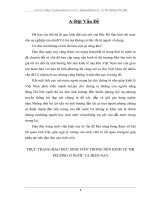 THỰC TRẠNG ĐẠO ĐỨC SINH VIÊN TRONG NỀN KINH TẾ THỊ TRƯỜNG Ở NƯỚC TA HIỆN NAY