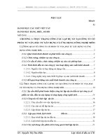 Hoàn thiện công tác lập dự án tại công ty cổ phần tư vấn, đầu tư xây dựng và ứng dụng công nghệ mới